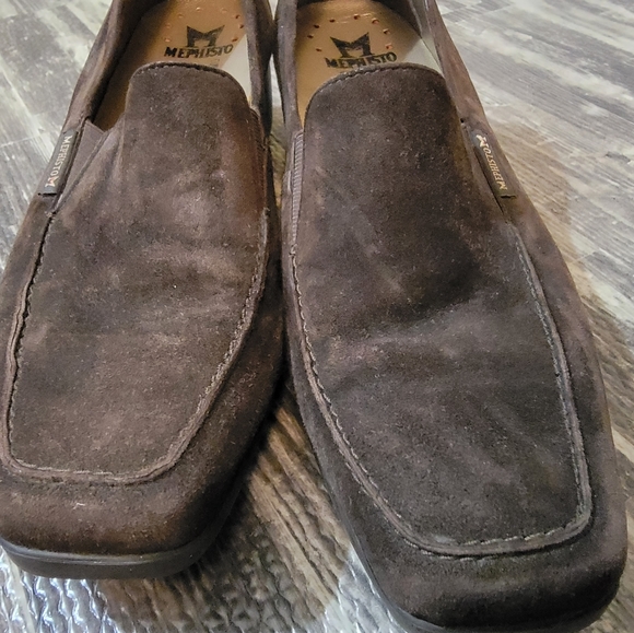 Mephisto brown suede air jet shoes sz 7 - Picture 9 of 12